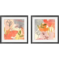 Framed Flower Shimmer  2 Piece Framed Art Print Set