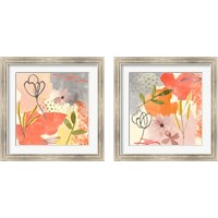 Framed Flower Shimmer  2 Piece Framed Art Print Set