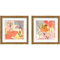 Framed Flower Shimmer  2 Piece Framed Art Print Set