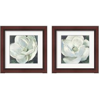 Framed 'Magnolia Sage 2 Piece Framed Art Print Set' border=