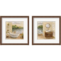 Framed Spa by the Lake 2 Piece Framed Art Print Set