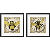 Framed Honey Bee 2 Piece Framed Art Print Set