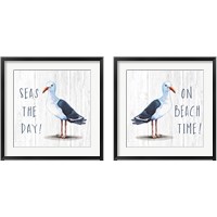 Framed On Beach Time 2 Piece Framed Art Print Set