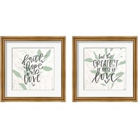 Framed "Faith, Hope, Love 2 Piece Set"