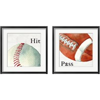 Framed 'Ball 2 Piece Framed Art Print Set' border=