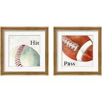 Framed 'Ball 2 Piece Framed Art Print Set' border=