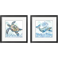 Framed Boho Shells 2 Piece Framed Art Print Set