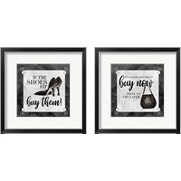 Framed 'Fashion Humo 2 Piece Framed Art Print Set' border=