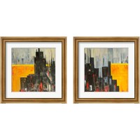 Framed 'City that Never Sleeps 2 Piece Framed Art Print Set' border=