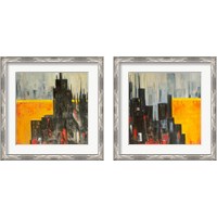 Framed 'City that Never Sleeps 2 Piece Framed Art Print Set' border=