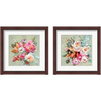Framed Windblown Blooms 2 Piece Framed Art Print Set