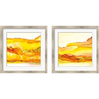 Framed Yellowscape  2 Piece Framed Art Print Set