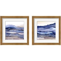 Framed Bluescape  2 Piece Framed Art Print Set