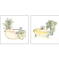 Framed Tub 2 Piece Art Print Set