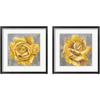 Framed Yellow Roses 2 Piece Framed Art Print Set