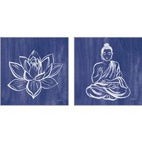 Framed Buddha 2 Piece Art Print Set