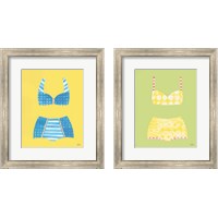 Framed Bathing Beauties Pastel 2 Piece Framed Art Print Set