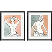 Framed 'Soft Figures 2 Piece Framed Art Print Set' border=