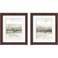 Framed 'Grey on the Horizon 2 Piece Framed Art Print Set' border=