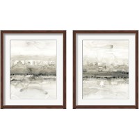 Framed 'Grey on the Horizon 2 Piece Framed Art Print Set' border=