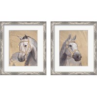 Framed 'Thoroughbred 2 Piece Framed Art Print Set' border=