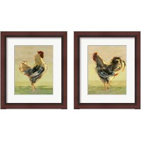 Framed Sunlit Rooster 2 Piece Framed Art Print Set