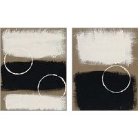 Framed Neutral Rings 2 Piece Art Print Set