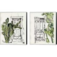Framed Cactus Door 2 Piece Canvas Print Set