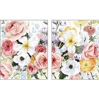 Framed 'Wildflower Dreams 2 Piece Art Print Set' border=