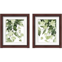 Framed 'Emerald Vines 2 Piece Framed Art Print Set' border=