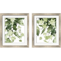 Framed 'Emerald Vines 2 Piece Framed Art Print Set' border=