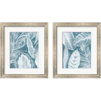 Framed 'House Plant Jungle 2 Piece Framed Art Print Set' border=