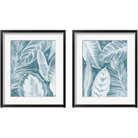 Framed 'House Plant Jungle 2 Piece Framed Art Print Set' border=