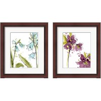 Framed 'Spring Contours 2 Piece Framed Art Print Set' border=