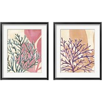 Framed 'Chromatic Sea Tangle 2 Piece Framed Art Print Set' border=