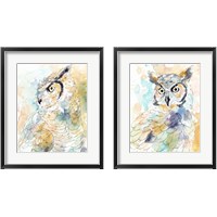 Framed 'Owl Majestic 2 Piece Framed Art Print Set' border=