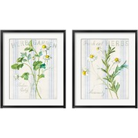 Framed Floursack Herbs 2 Piece Framed Art Print Set