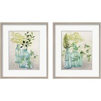 Framed Woodland Greenery 2 Piece Framed Art Print Set