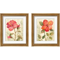 Framed 'Tropical Garden 2 Piece Framed Art Print Set' border=