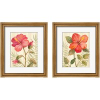 Framed 'Tropical Garden 2 Piece Framed Art Print Set' border=