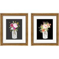 Framed Pink & Coral Still Life 2 Piece Framed Art Print Set