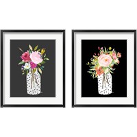 Framed Pink & Coral Still Life 2 Piece Framed Art Print Set