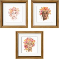 Framed International Woman 3 Piece Framed Art Print Set