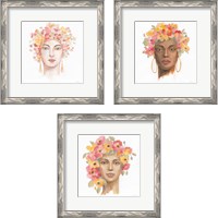 Framed International Woman 3 Piece Framed Art Print Set
