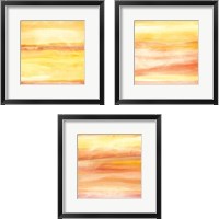 Framed Golden Sands 3 Piece Framed Art Print Set