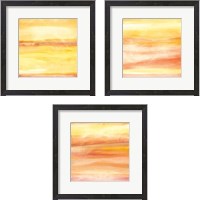 Framed Golden Sands 3 Piece Framed Art Print Set