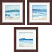 Framed 'Coastal 3 Piece Framed Art Print Set' border=