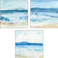 Framed Coastal 3 Piece Art Print Set