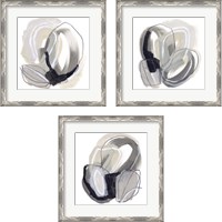 Framed 'Circular Balance 3 Piece Framed Art Print Set' border=