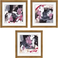 Framed 'Holding Fire 3 Piece Framed Art Print Set' border=